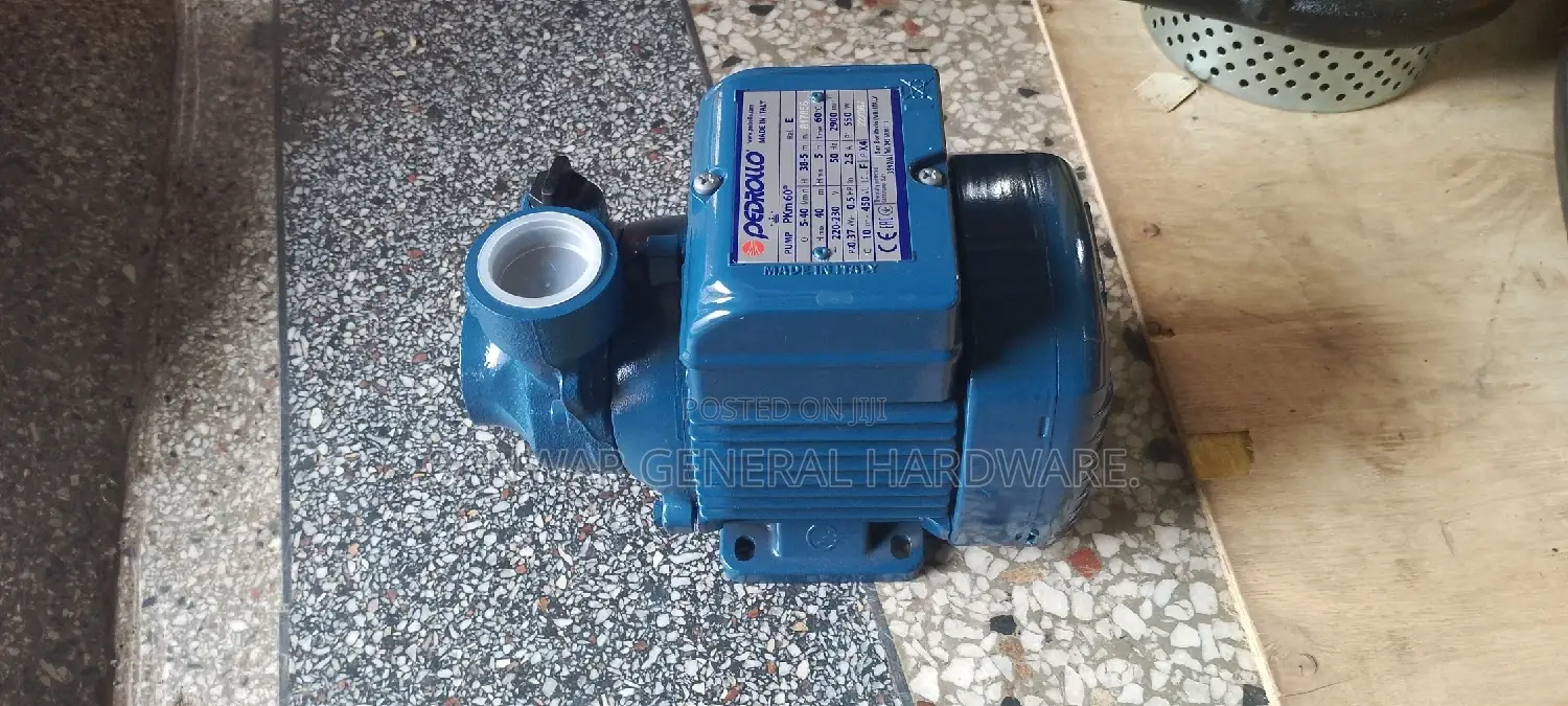 Electrical Surface Pump(0.5HP) "PEDROLLO ITALY"