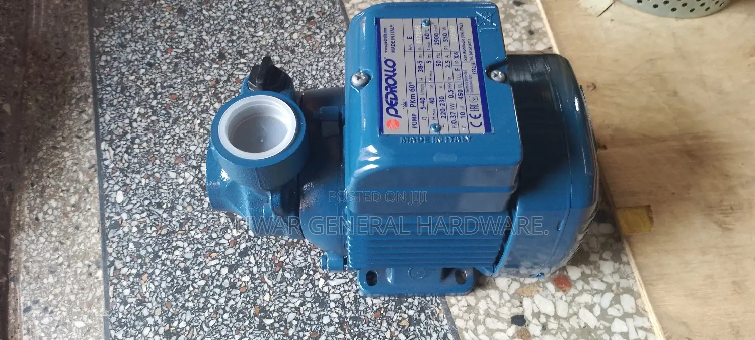 Electrical Surface Pump(0.5HP) "PEDROLLO ITALY"