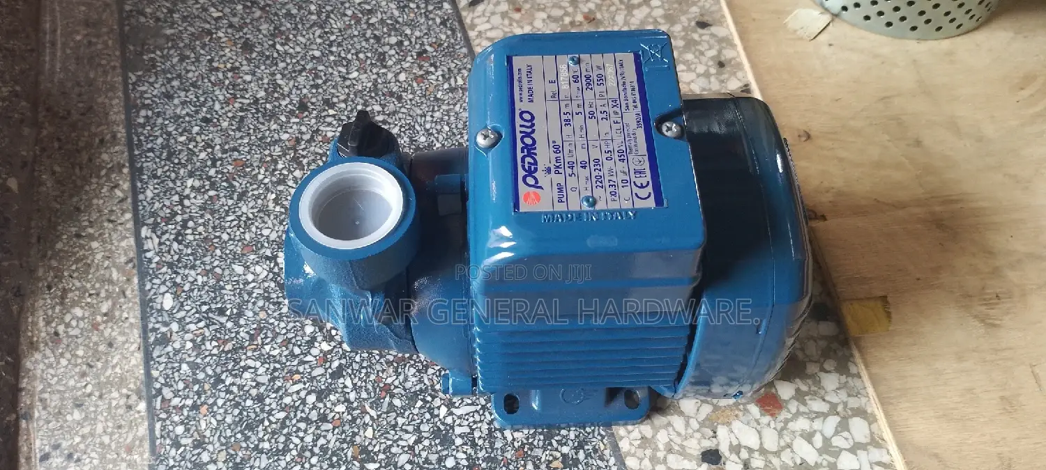 Electrical Surface Pump(0.5HP) "PEDROLLO ITALY"