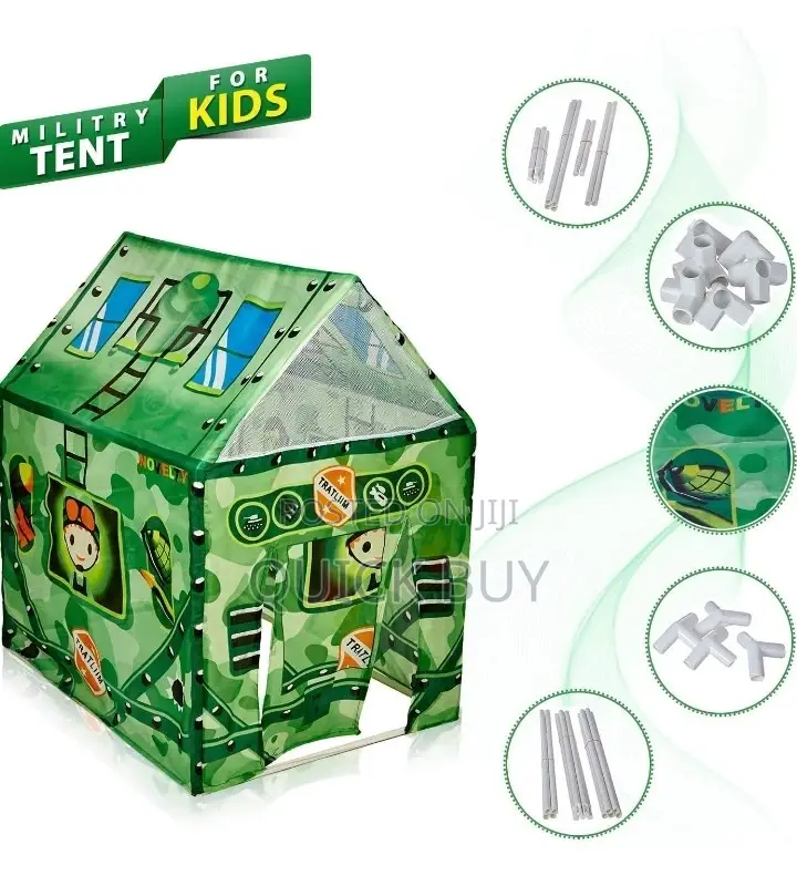 Kids Military Play Tent House