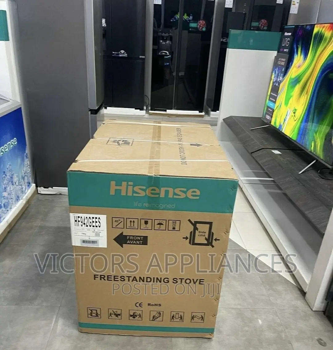 Hisense Cooker 4gas 2 Electric 90 by 60cm