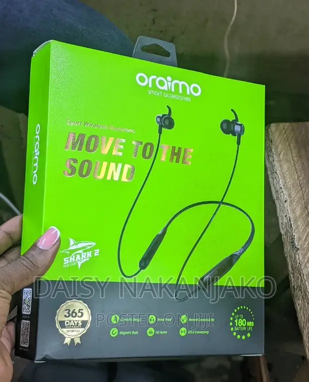 Oraimo Shark Sports Neck Band in Central Division Headphones