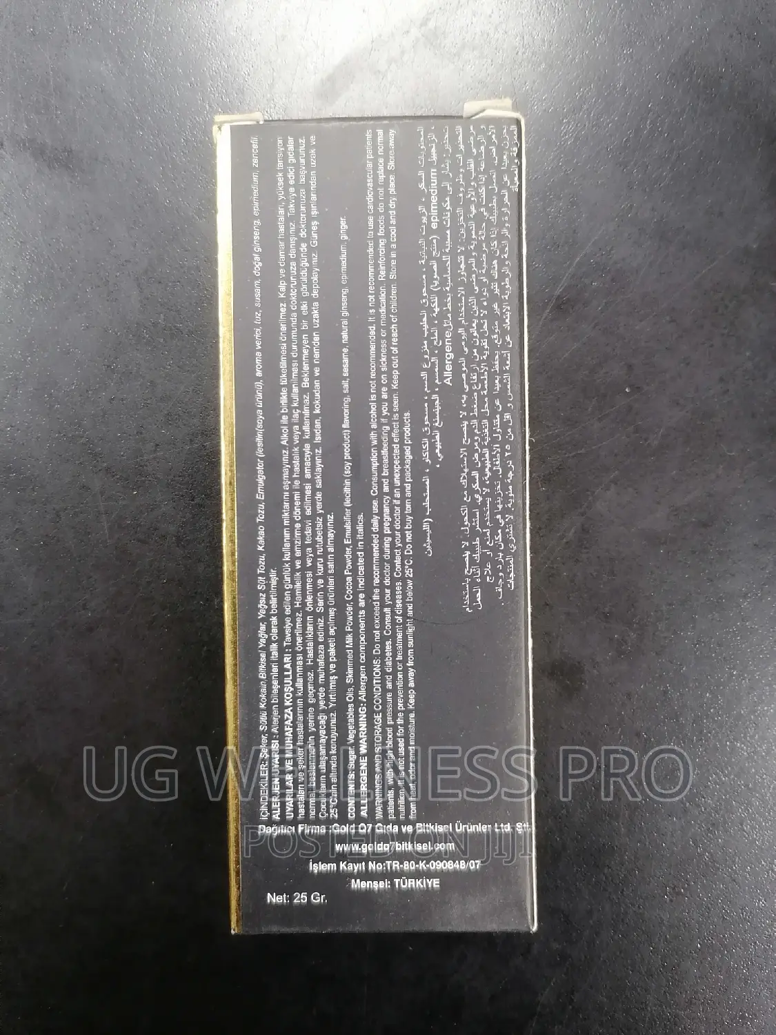 Gold Q7 Chocolate for Men