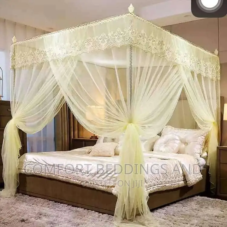 Four Stand Mosquito Net Cream 4*6, 5*6, 6*6