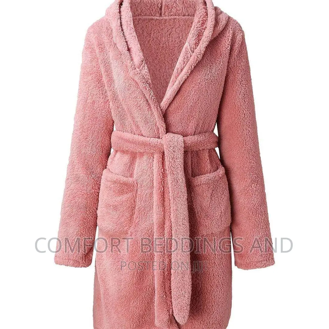 Heavy Cotton Bathrobe Pink