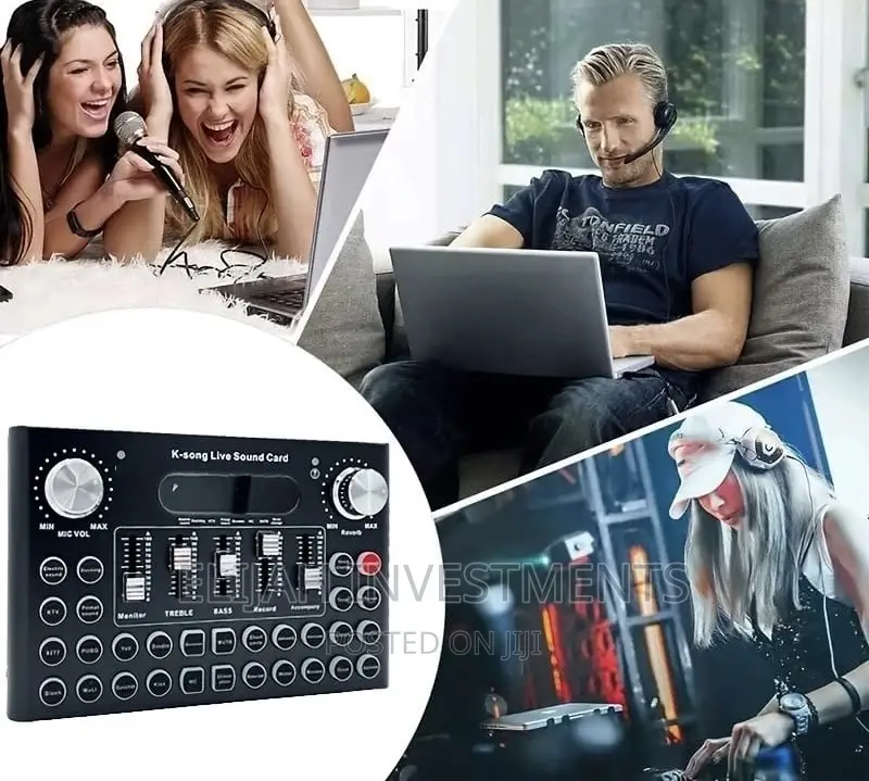 Live Sound Card and BT Accomparliment Voice Mixer