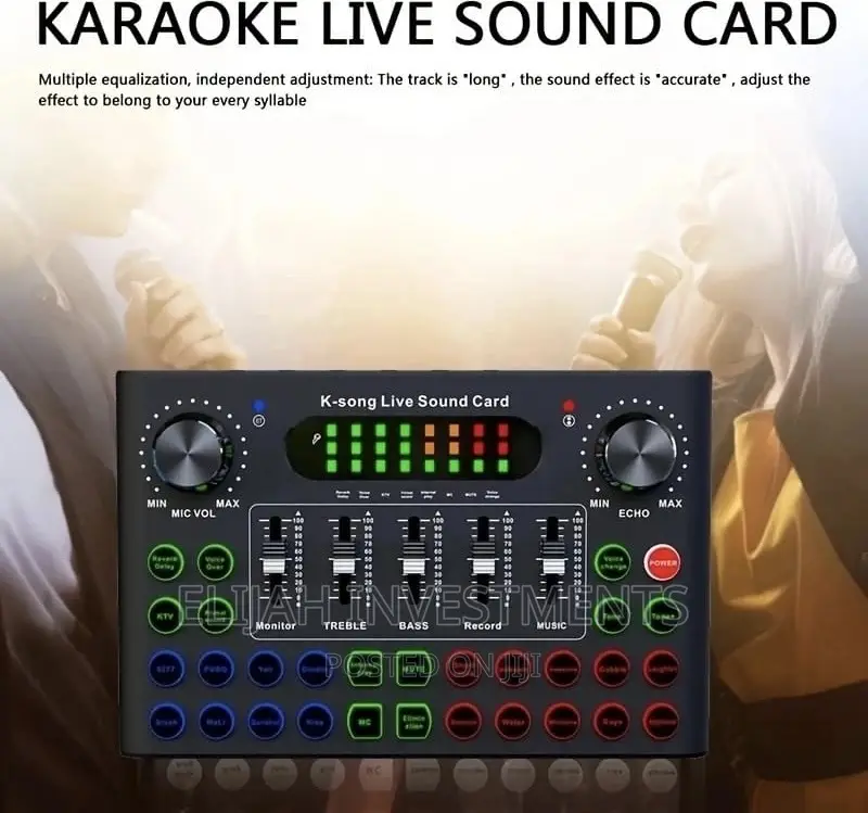 Live Sound Card and BT Accomparliment Voice Mixer
