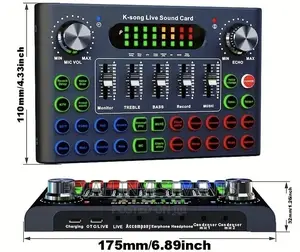 Live Sound Card and BT Accomparliment Voice Mixer