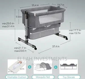 Baby Bassinet and Bedside Crib for Infants