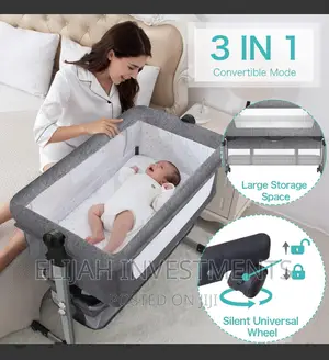 Baby Bassinet and Bedside Crib for Infants