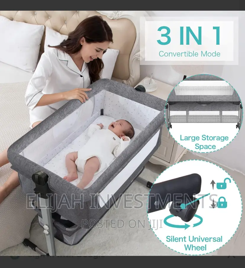 Baby Bassinet and Bedside Crib for Infants