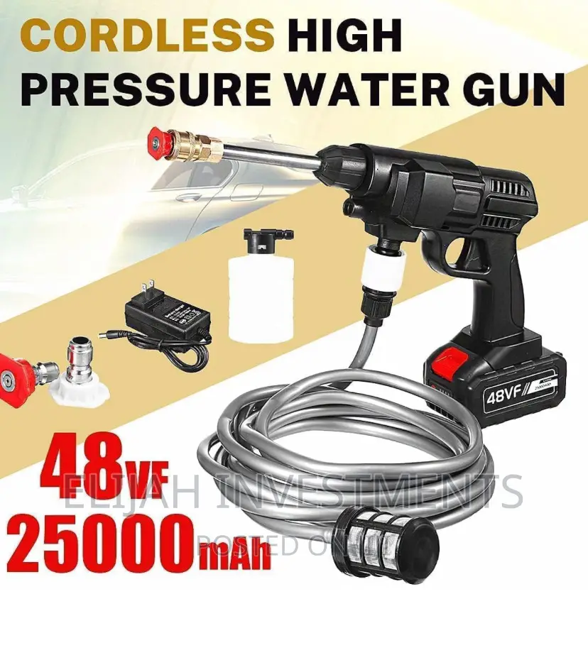 Cordless High Pressure Washer Water Gun