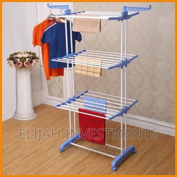 Free Standing 4 Tier Drying Cloth Rack