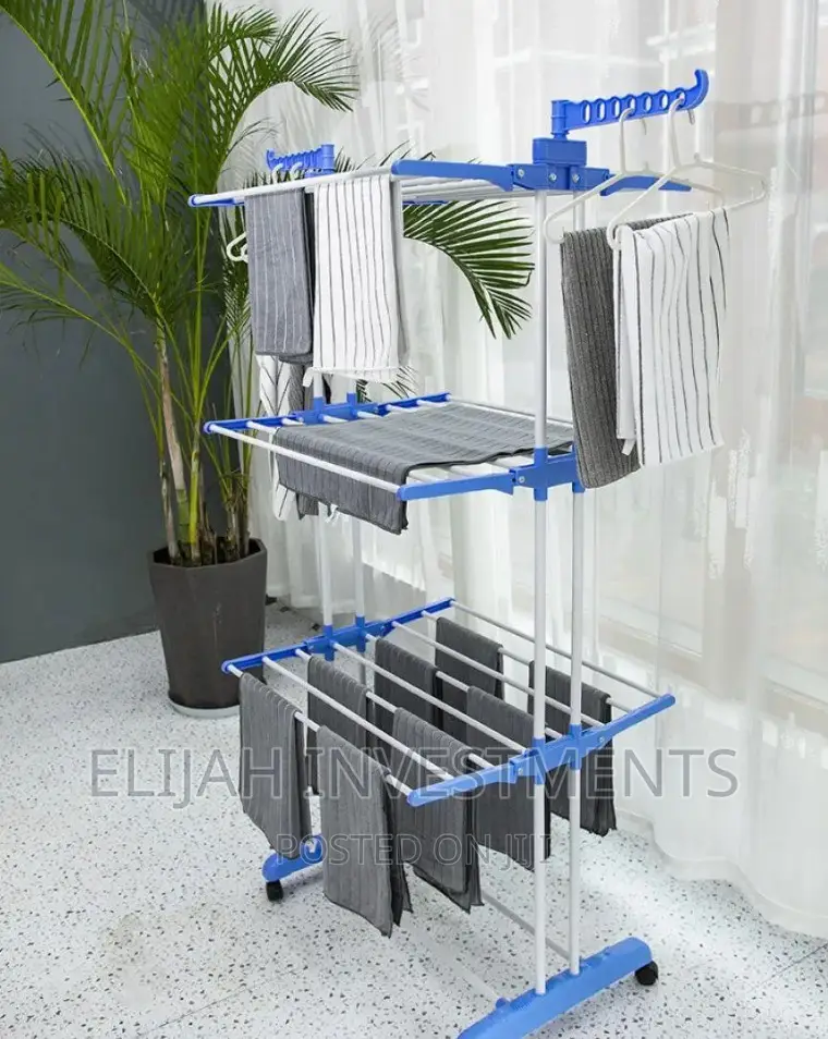 Free Standing 4 Tier Drying Cloth Rack