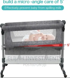 Adjustable Baby Bassinet With a Breathable Net