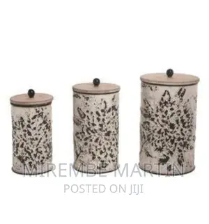 Wooden Cover Cannister