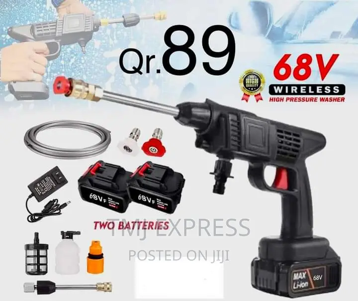 Rechargeable High Pressure Car Wash Gun