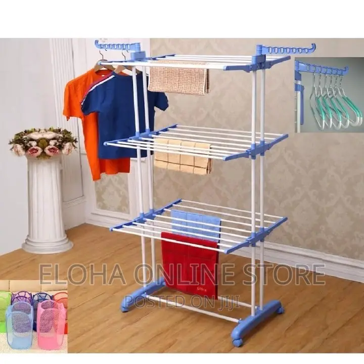Stainless Steel 3 Layers Clothes Drying Rack