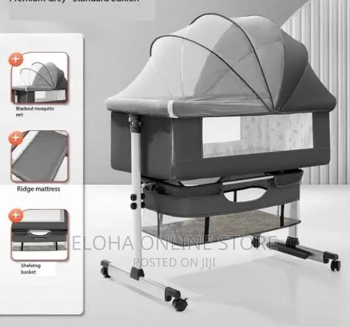 3 in 1 Baby Bedside Crib Cradle for Babies