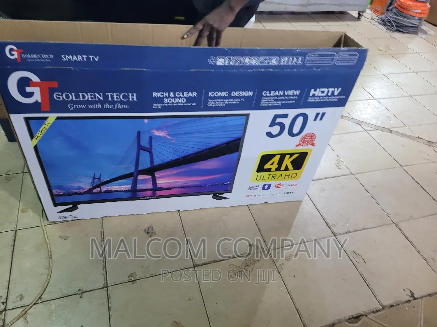 Golden Tech Smart Tv 50 Inches