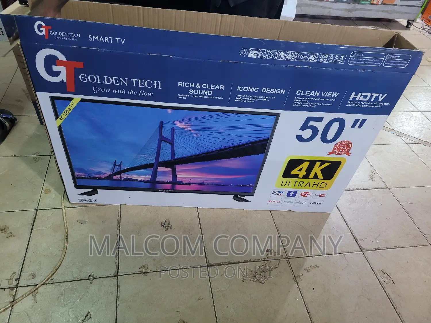 Golden Tech Smart Tv 50 Inches
