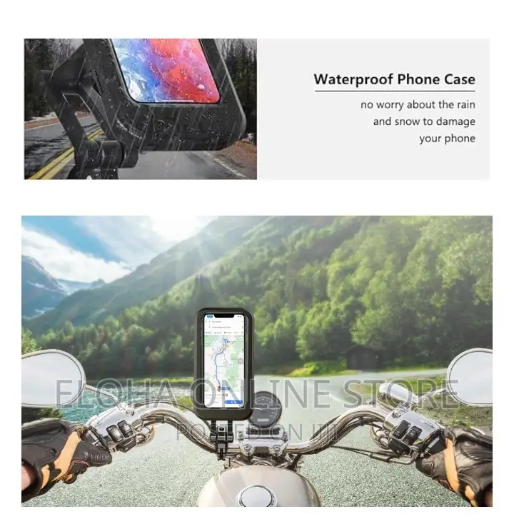 Bike Phone Mount Waterproof Cellphone Holder