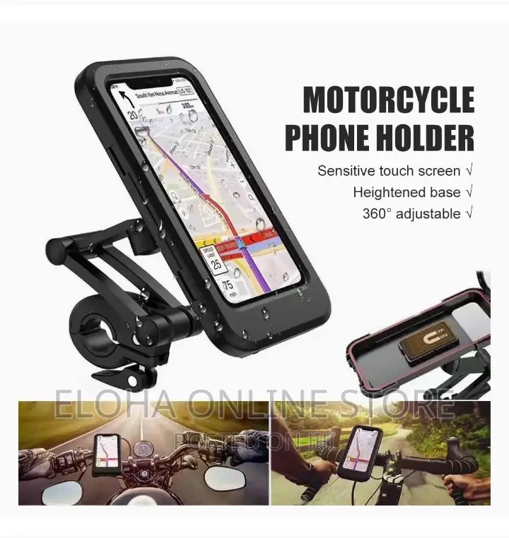 Bike Phone Mount Waterproof Cellphone Holder