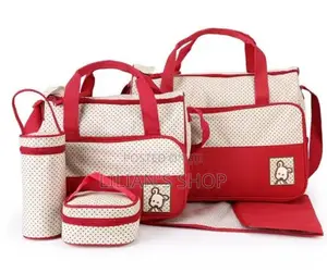 5 in 1 Mom and Baby Diaper Bag Set