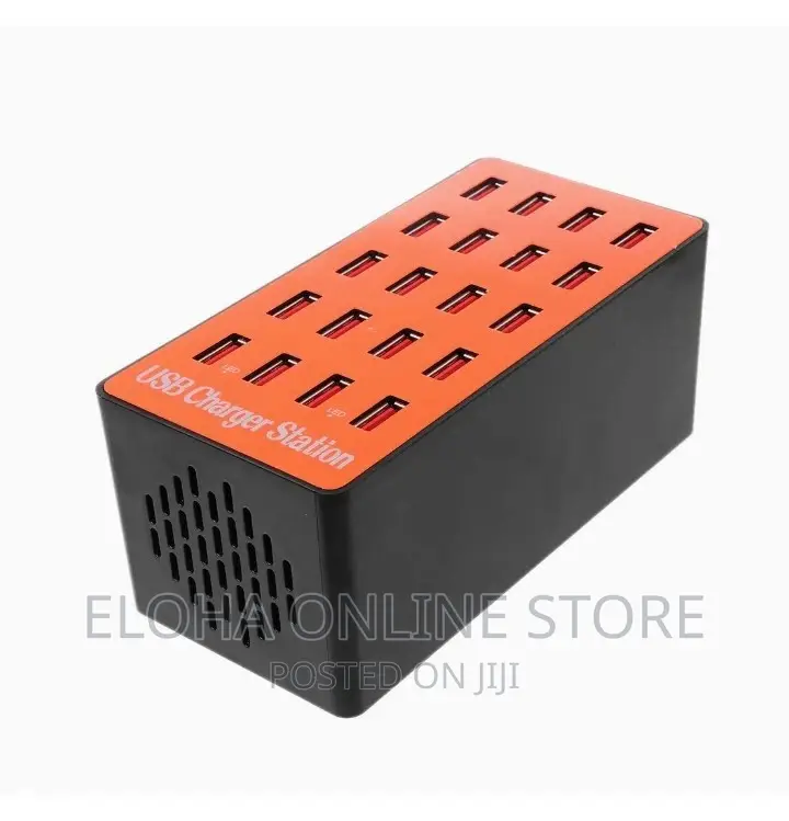 100W 20-Port USB Hub Charger/Wall Power Adapter