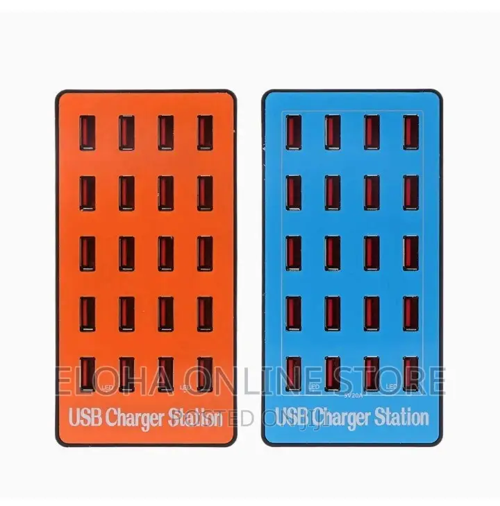 100W 20-Port USB Hub Charger/Wall Power Adapter