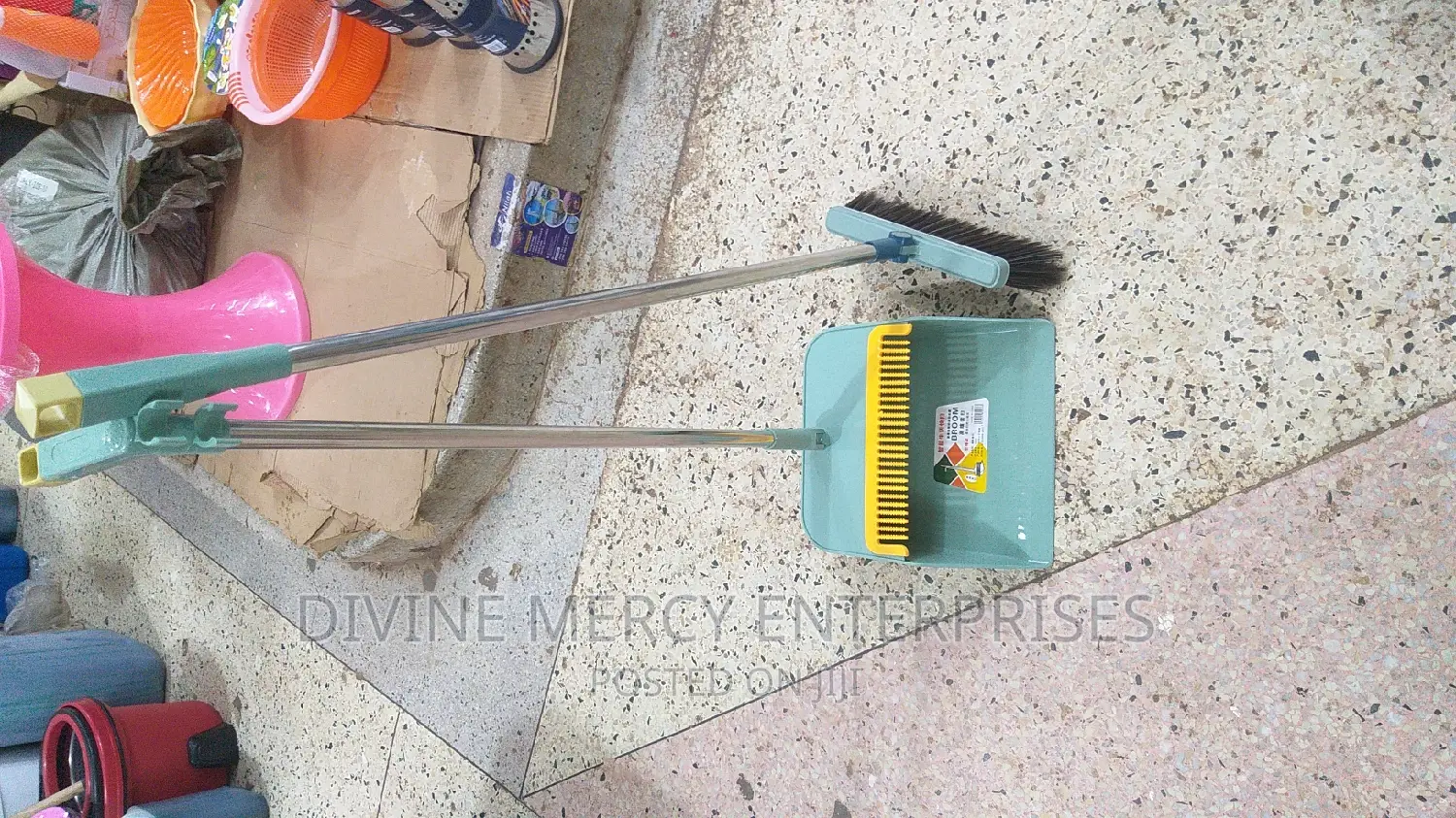 Broom and Dust Pan