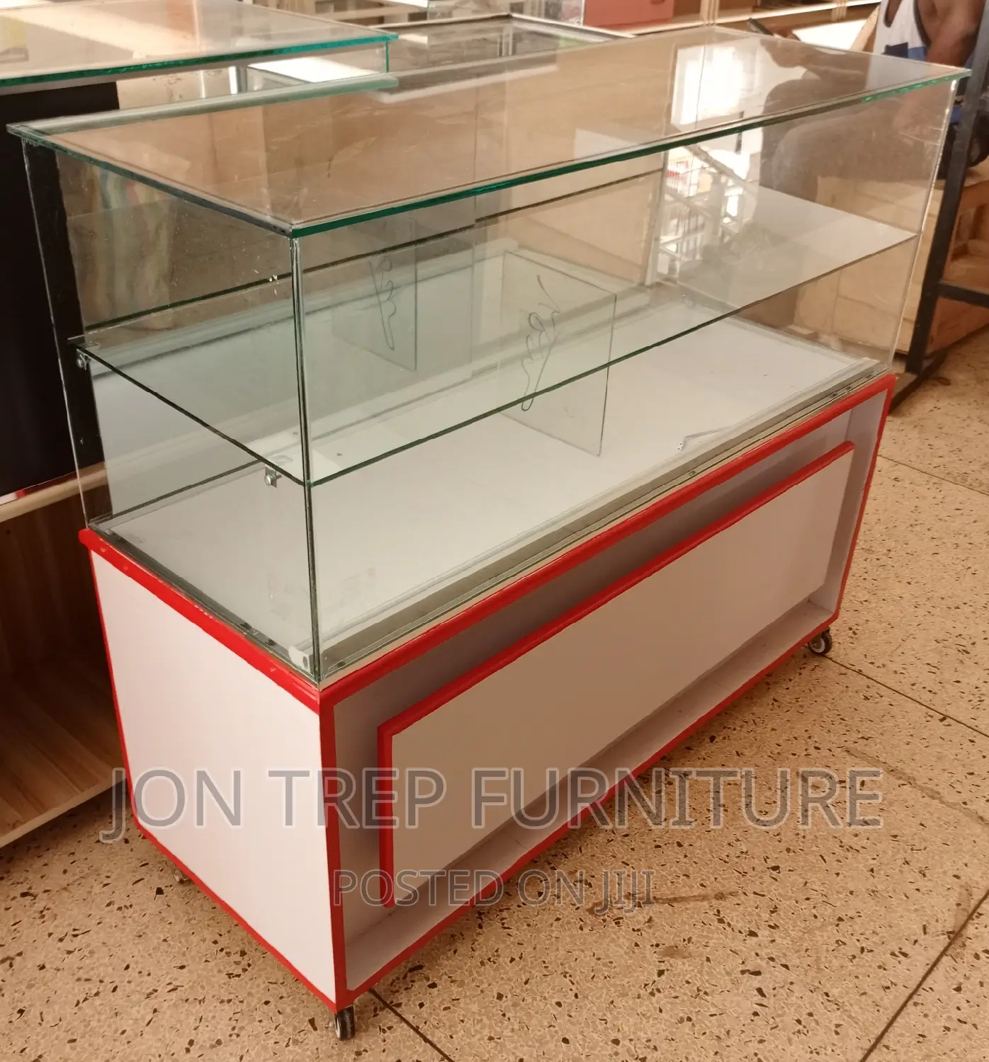 Counter Display Glass Table