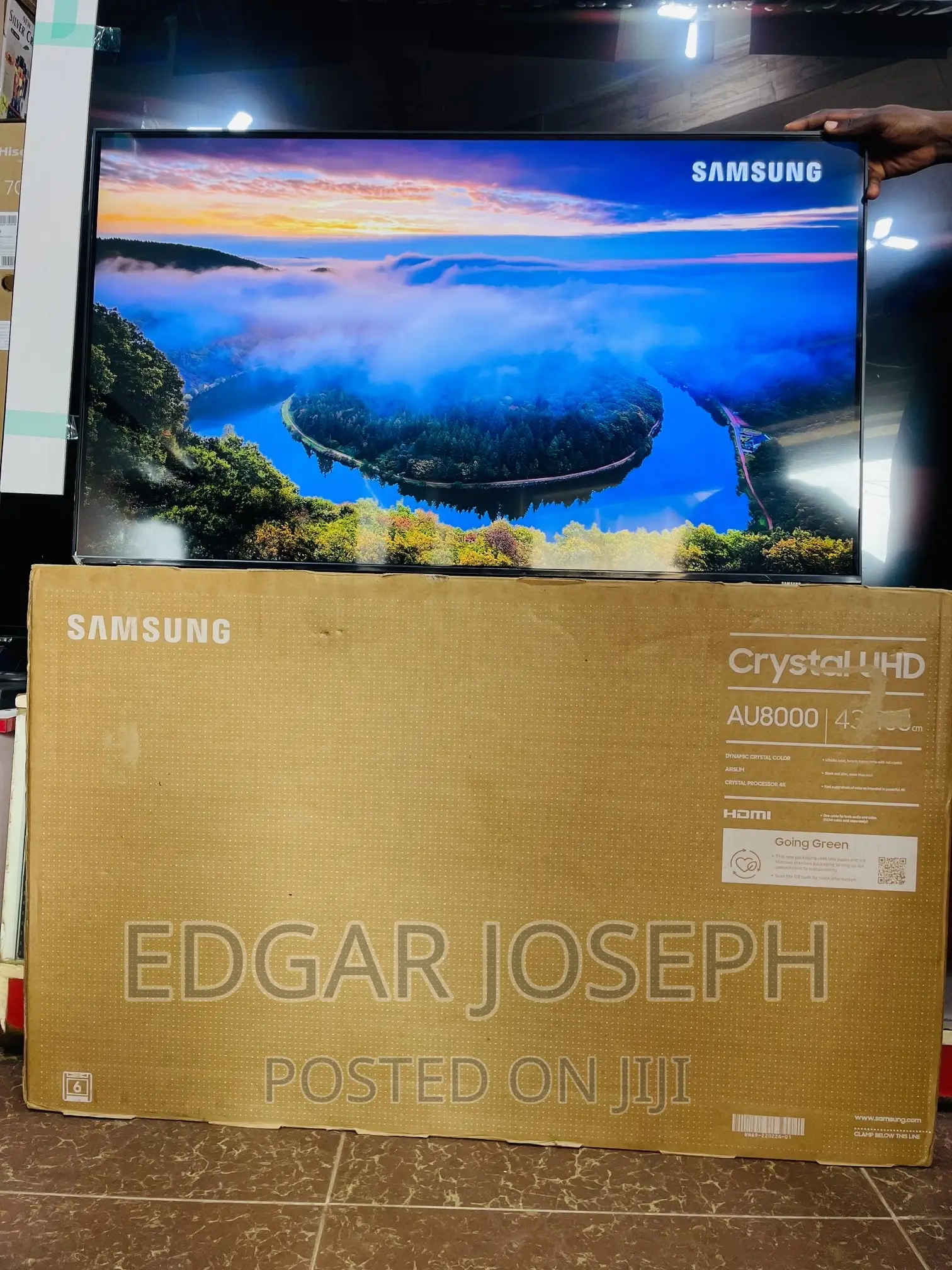 Samsung 43 AU8000 Smart Tv Slightly Used