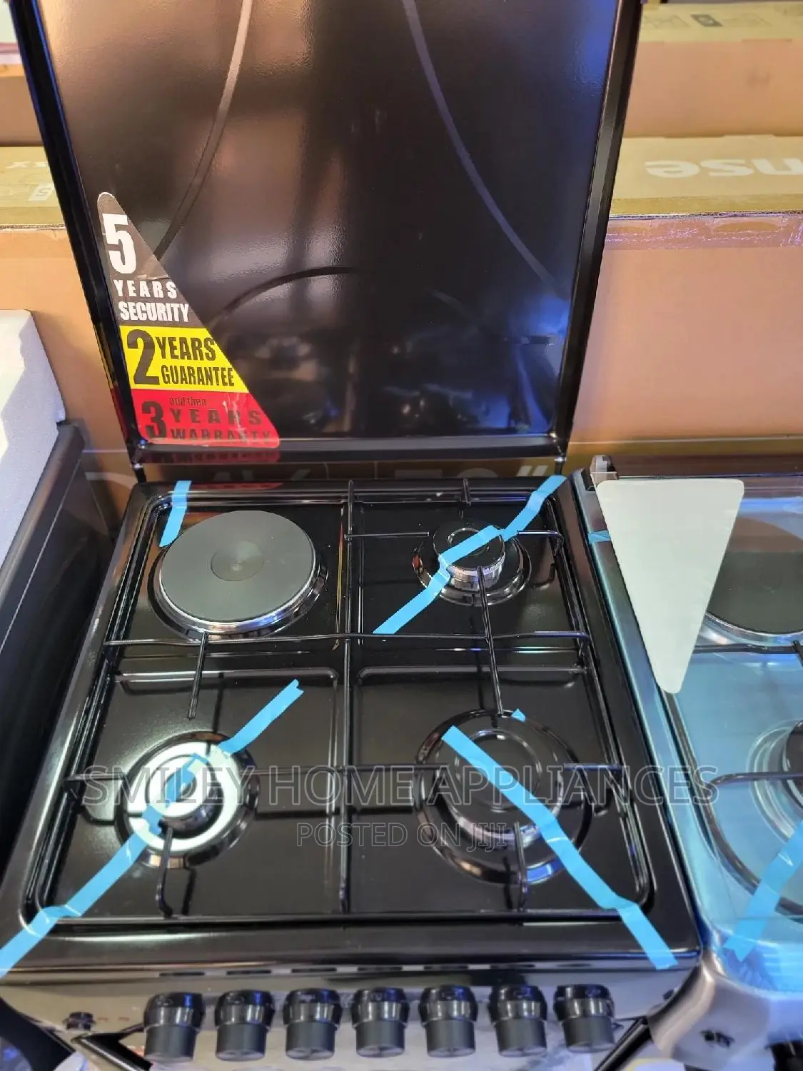3gas and 1 Electric Blueflame Gas Cooker 50cm by 50cm