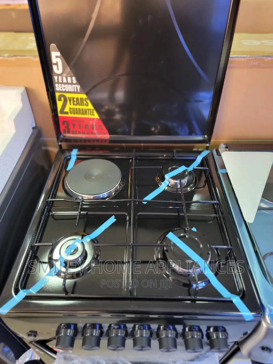 Blueflame 3 Gas and 1 Electric 50cm by 50cm