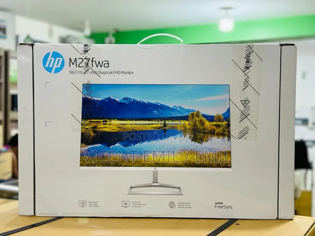 HP M27fwa FHD Monitor
27inch IPS