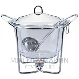 4 Litre Glass Serving Dish With Stand