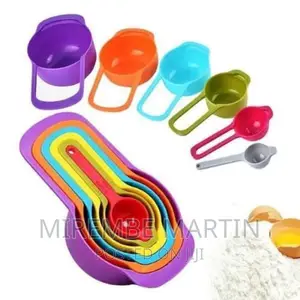 6 Pc Measuring Cups- Multicolour