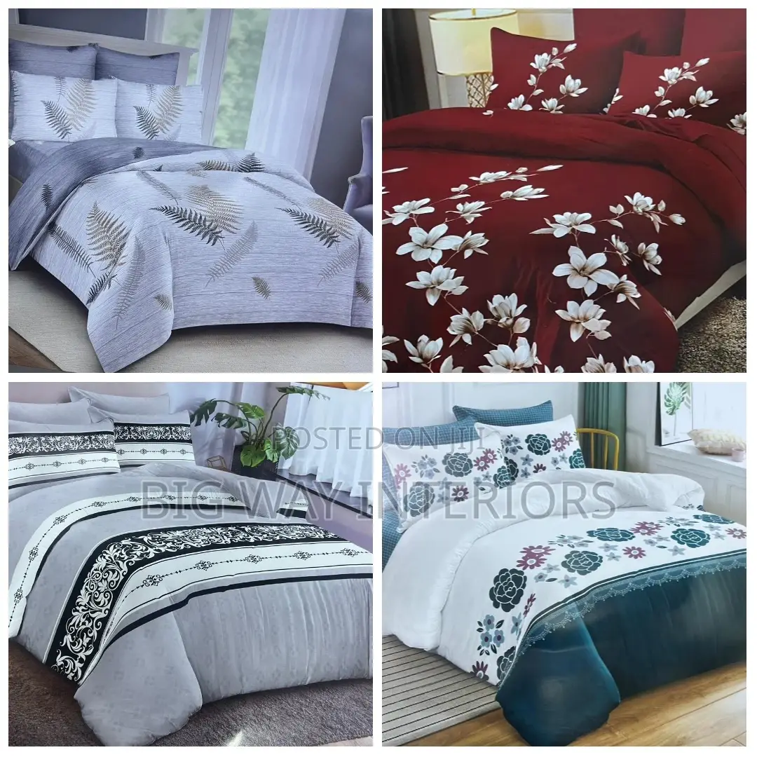 6by6 Duvet/ Bedcover 4pieces