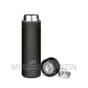 450ml Life Thermos Flask- Black
