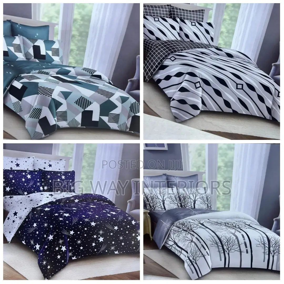 5x6 Duvet/ Bedcover Set 4pieces Cotton