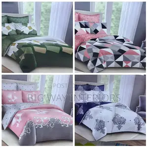 Cotton Duvet Set 5*6 With 2 Pillowcases 1 Bedsheet