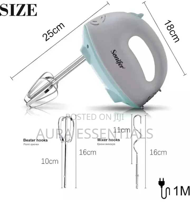 Sonifer Portable Electric Hand Mixer SF-7019