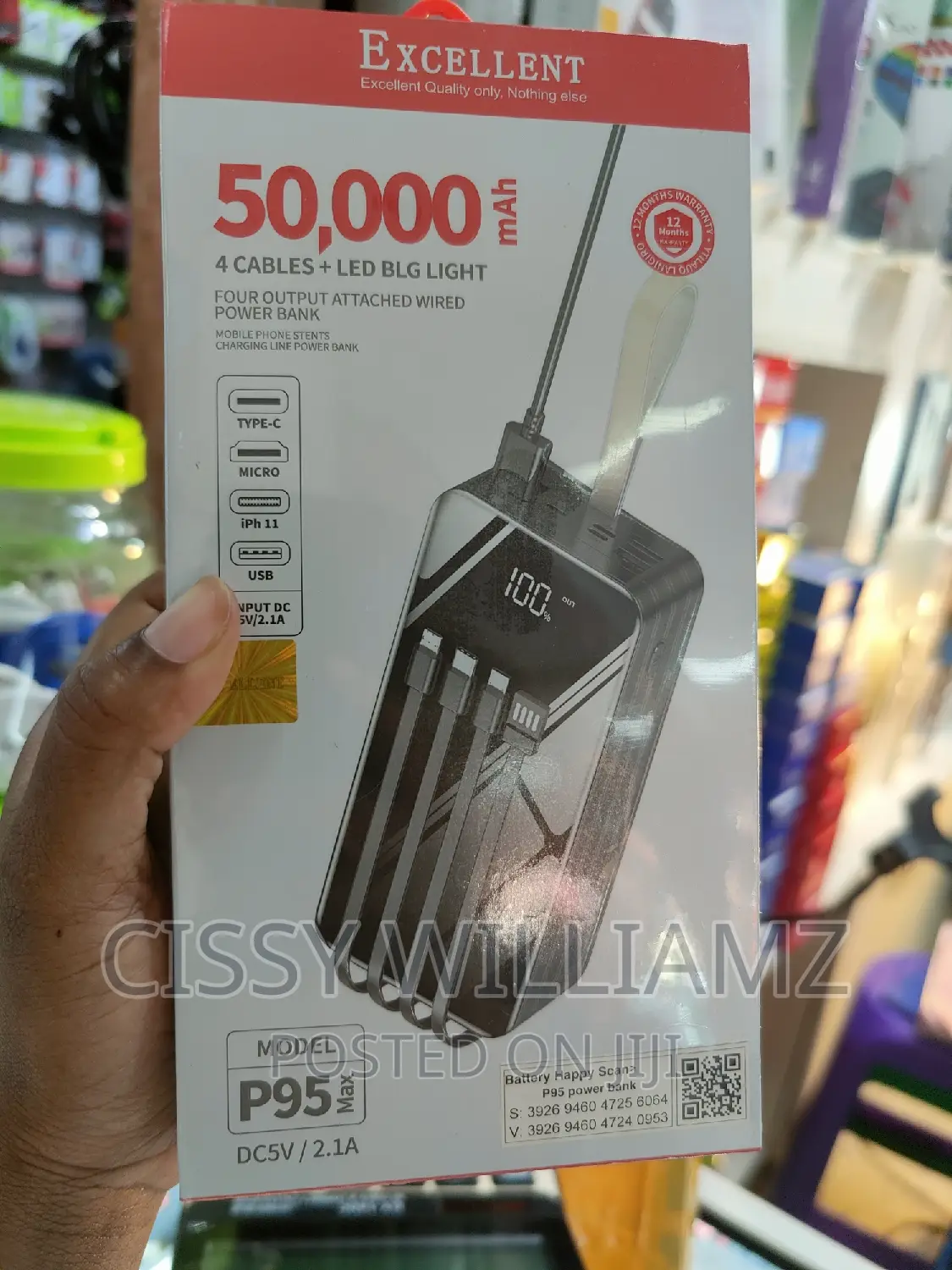 50000mah Heavy Duty Power Bank/Power Bank 50000mah