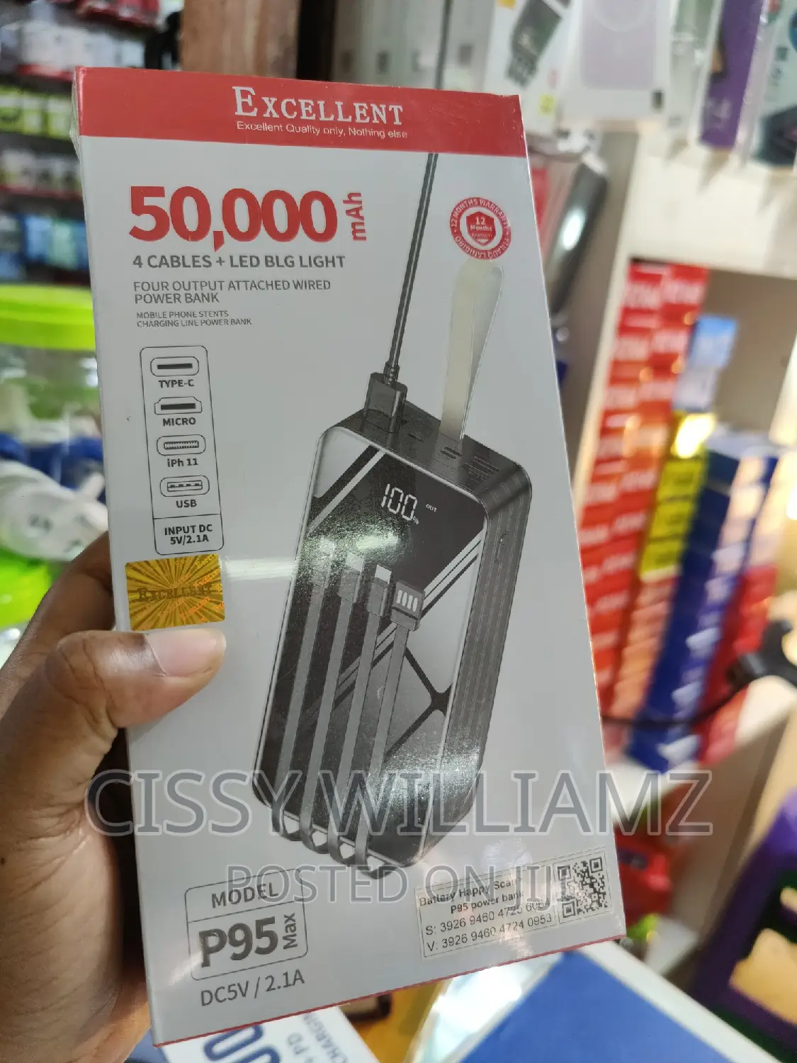 Heavy Duty 50000mah Excellent Power Bank/50000mah Power Bank