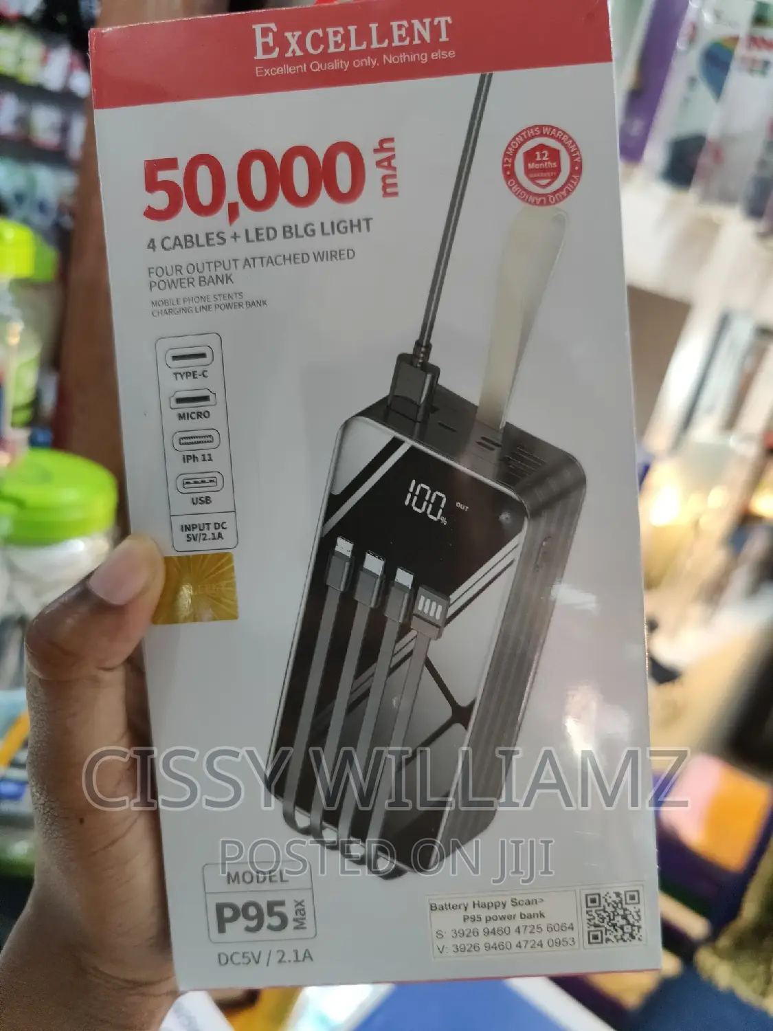 Travel Power Bank 50000mah/Excellent 50000mah Power Bank