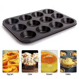 12pc Non-Stick Baking Tray
