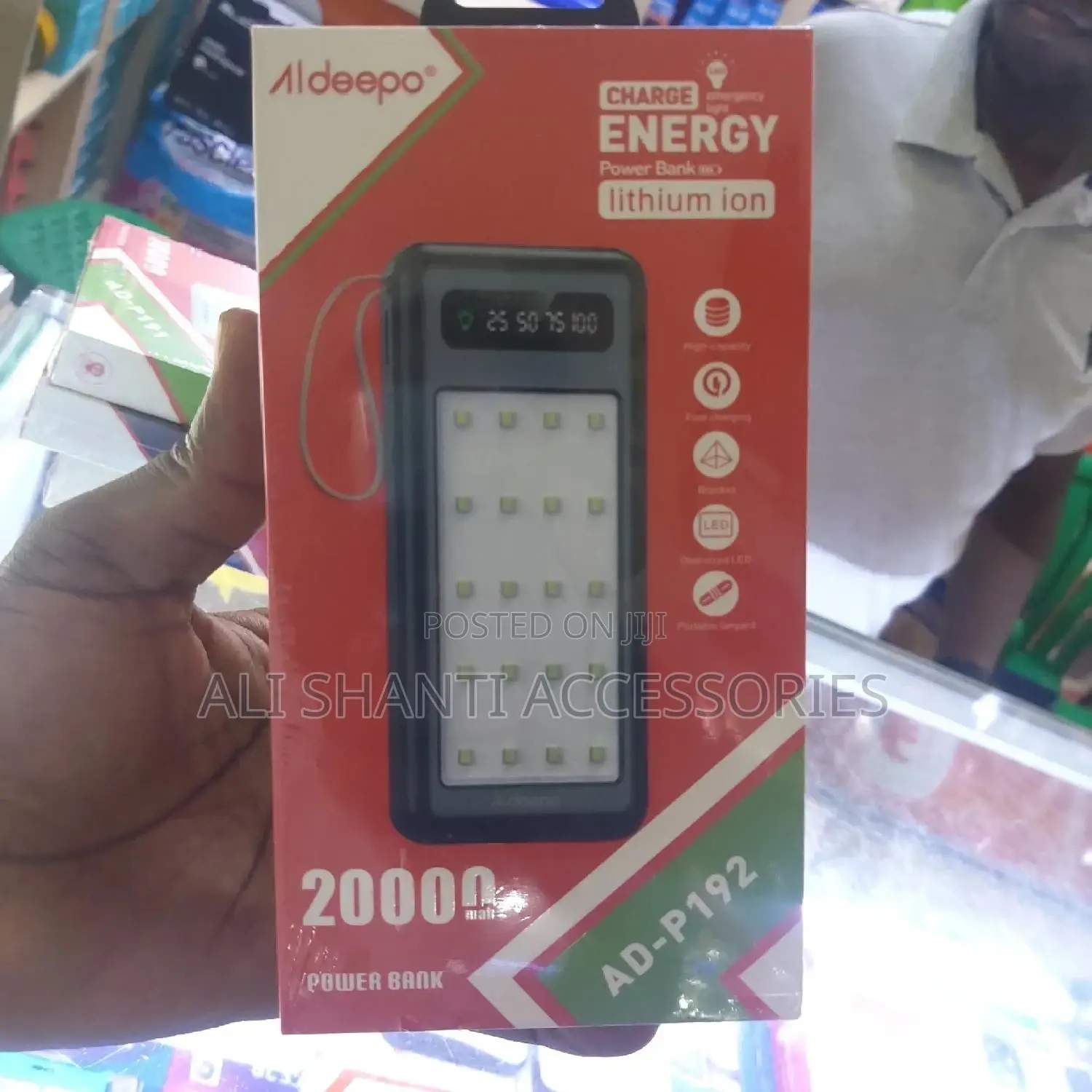 Energy Power Bank, Aldeepo Powerbank, Fast-Charging Powerban