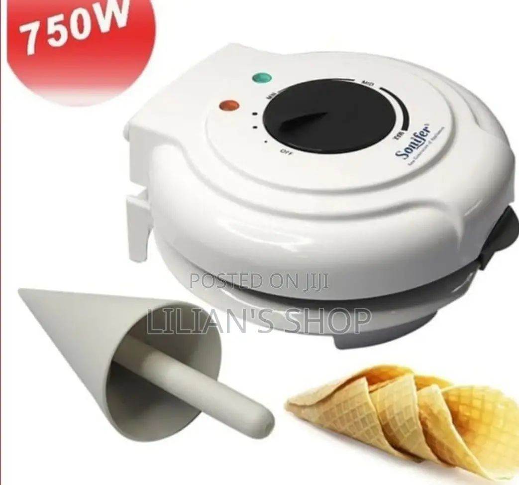 New Sonifer Ice Cream Cone Maker Waffle Maker