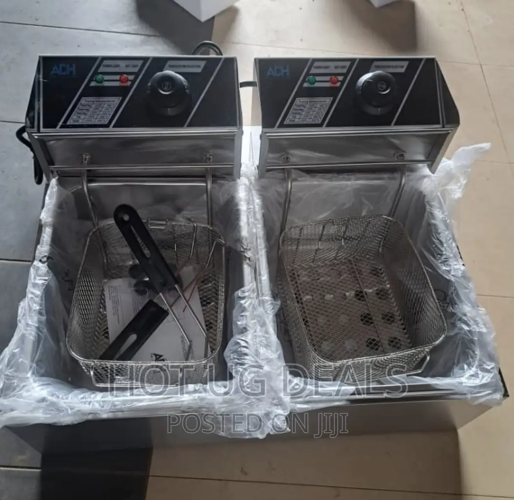 12l High Efficiency Commercial Deep Fryer-silver